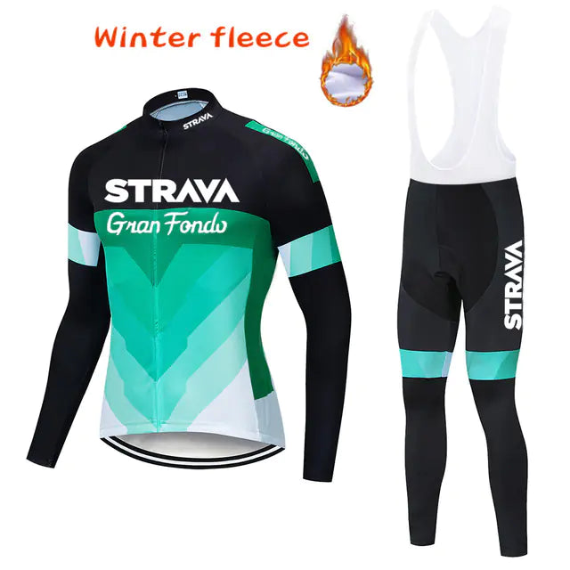 2025 Winter Fleece Cycling Outfit for Men (Set)