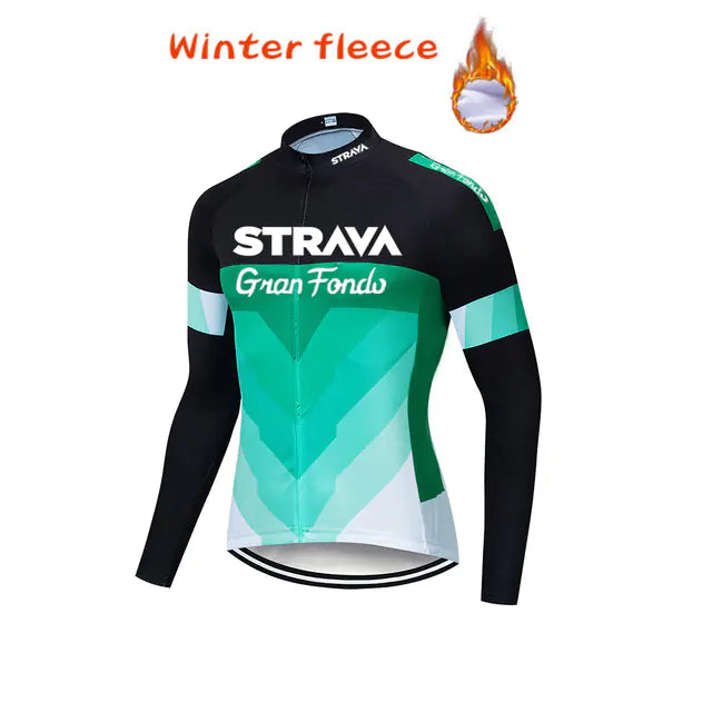 2025 Winter Fleece Cycling Outfit for Men (Set)