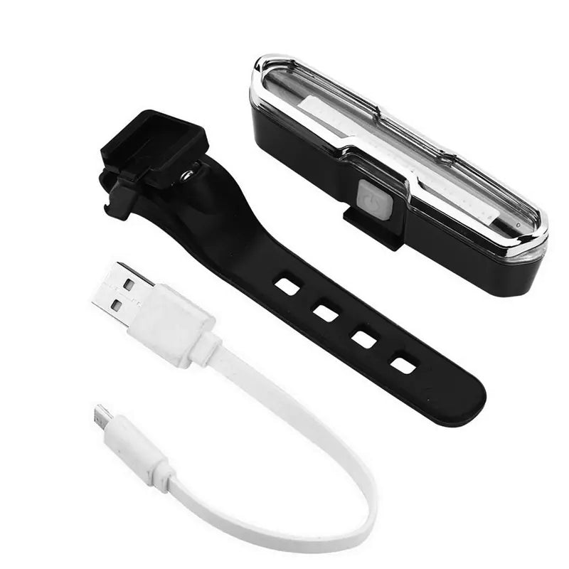 USB Rechargeable Red and Blue LED Bicycle Tail Light